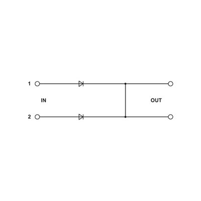 На фото: резервные диодные модули quint-diode/40 PHOENIX CONTACT QUINT DIODE